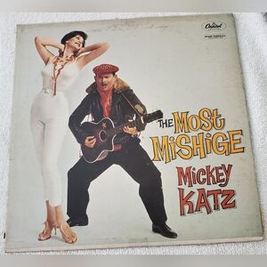 Vintage Mickey Katz 'The Most Mishige' Vinyl Record